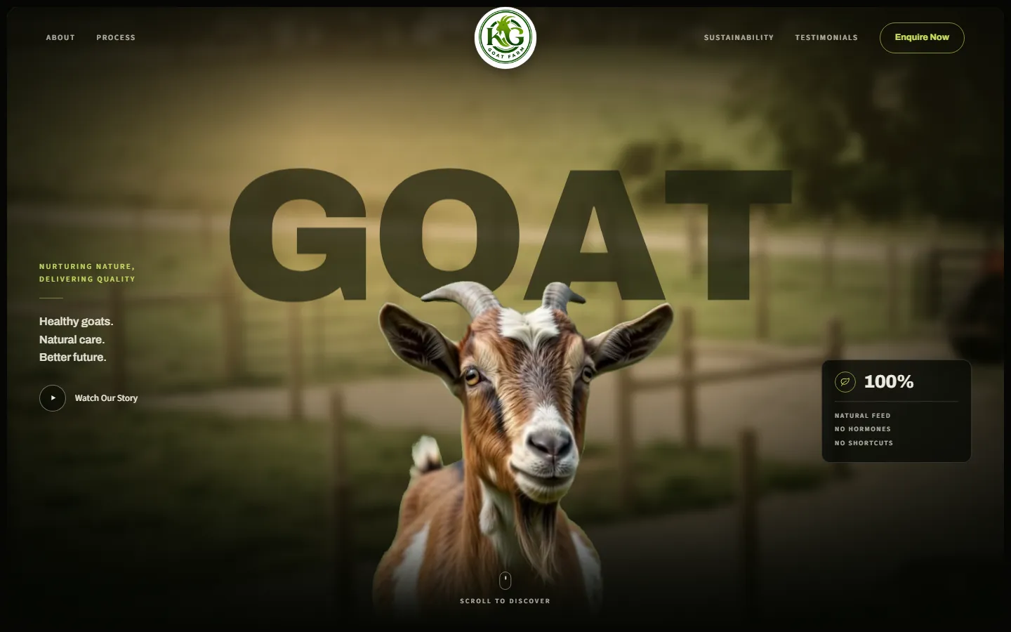 KG GOAT FARM — Wholesale Farm Site